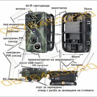 🥇Ловна камера Suntek HC-810M/4G LTE,Фото капан,FULL HD,MMS EMAIL дисплей, нощен режим,водоустойчива, снимка 9 - Екипировка - 40879882