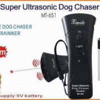 Ултразвуков кучегон XIMEITE Double Dog Chaser, Dog Trainer, Модел MT-651E, + батерия 9V, снимка 1 - За кучета - 39276953