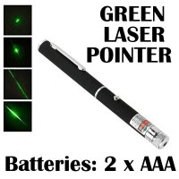 Мощен зелен лазер тип показалка пойнтер 300mW за котки кучета точка, снимка 3 - Други инструменти - 29051354