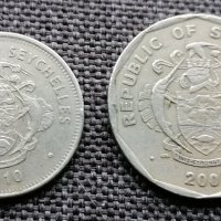 ❤️ ⭐ Лот монети Сейшели 2 броя ⭐ ❤️, снимка 2 - Нумизматика и бонистика - 38702039