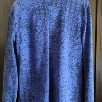памучно синьо сако с черни орнаменти  , снимка 5 - Сака - 40625703