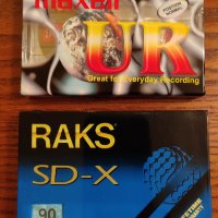 MAXELL UR 90+RAKS SD-X 90 II, снимка 1 - Аудио касети - 35039817