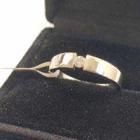 Златен пръстен с Брилянт-3,50гр /14кр , снимка 3 - Пръстени - 43489096