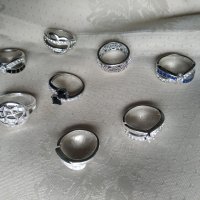 Нови, сребърни пръстени. Цена 25 лв.за 1 брой, снимка 1 - Пръстени - 28730678