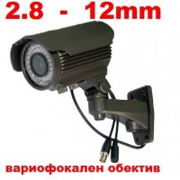 AHD Камера с фокус и zoom за AHD DVR видеонаблюдение - 2.8-12mm вариофокален обектив, снимка 1 - HD камери - 33190193