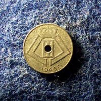 10 цента Белгия 1946 - цинк, снимка 2 - Нумизматика и бонистика - 26485605