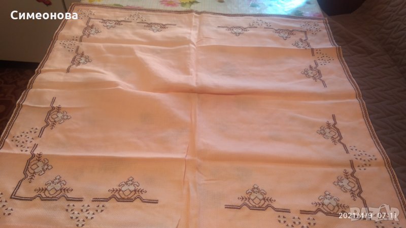 Продавам ръчно шити карета от панама 70/70, снимка 1