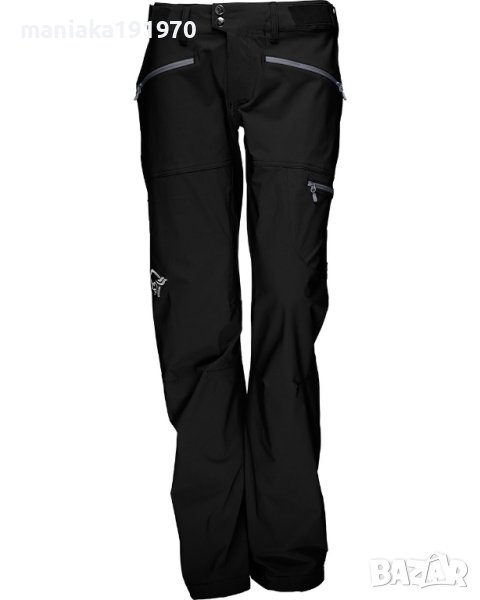 Norrona falketind Windstopper Hybrid Pants W Caviar (S) дамски трекинг панталон , снимка 1