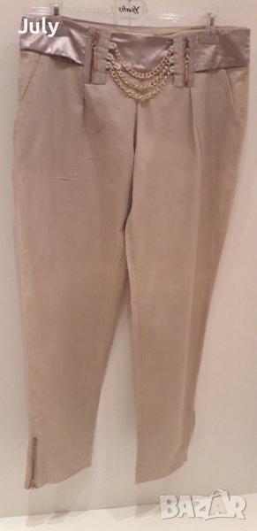 Дамски панталон от сатен, снимка 1