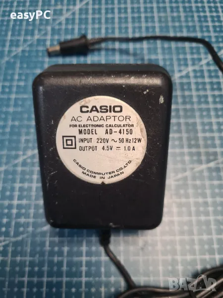 Оригинален захранващ адаптер CASIO AD-4150 4.5V 1.0A , снимка 1