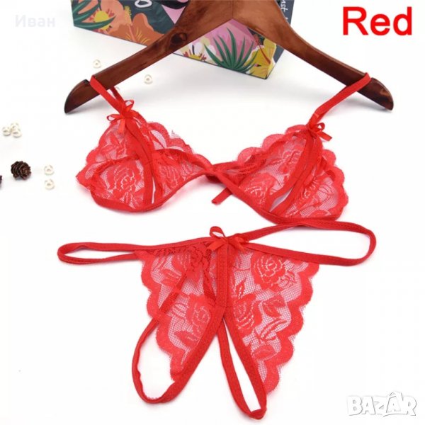 Секси бельо в бяло,черно, розово, лилаво и червено, снимка 1