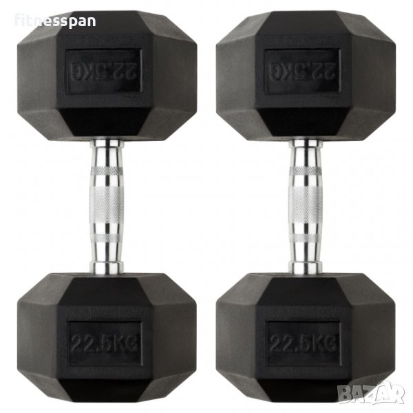 Хексалгенови дъмбели 2 бр. х 22,5 кг., снимка 1