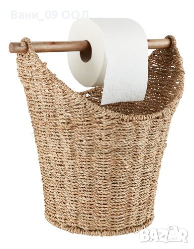 Поставка за тоалетна хартия с кошничка за съхранение, снимка 1