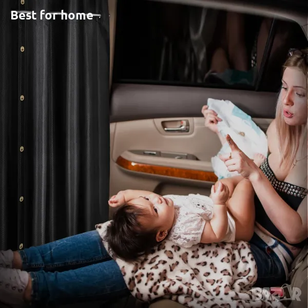  Подвижна ,разделителна, слънцезащитна  завеса за кола и кемпер ZATOOTO, снимка 1