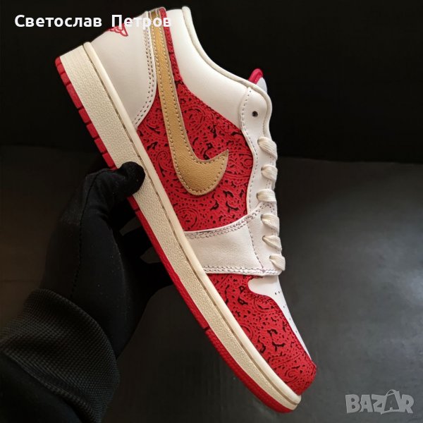 Nike Air Jordan 1 Low Spades SE Оригинални Найк Обувки Маратонки Размер 44 Номер , снимка 1