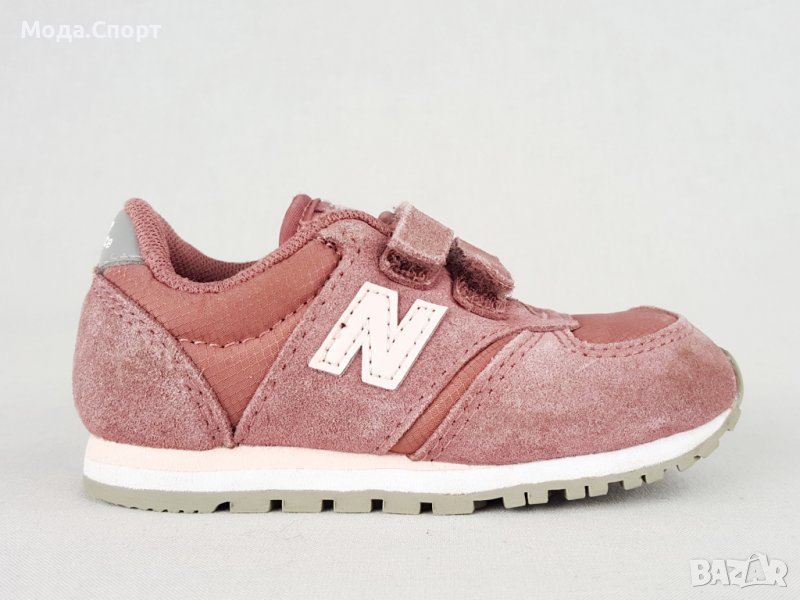 New Balance 420 Оригинални Кожени Детски Маратонки Кожа Велур Момиче 21-22 13cm, снимка 1