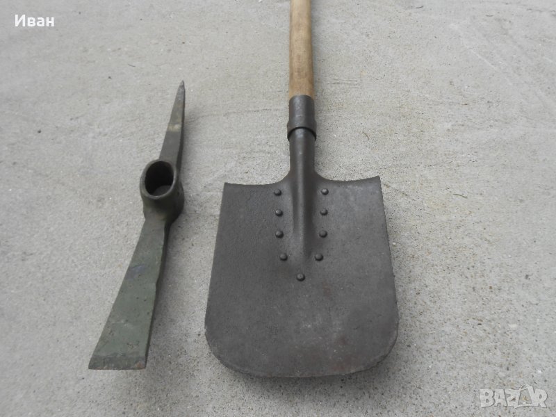 Военна кирка и лопата, снимка 1