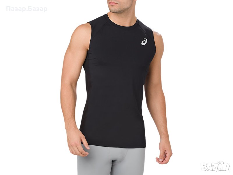 Asics D1 BASELAYER Оригинален Еластичен Тренировъчен Потник Тениска (S-XS), снимка 1