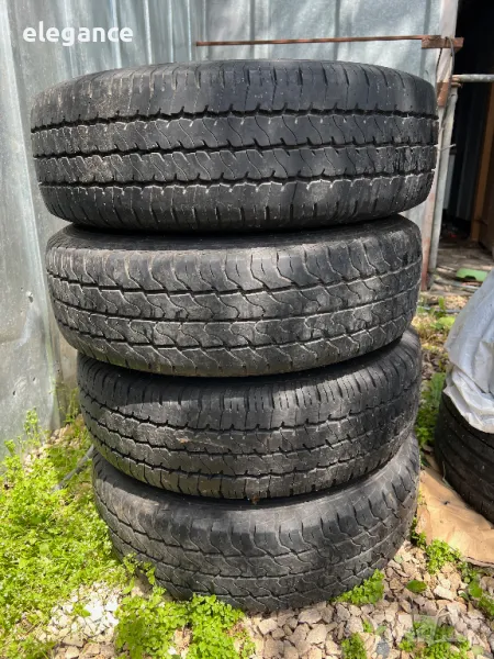 Летни гуми с джанти Fiat Ducato Citroen Jumper Peugeot Boxer 195 70 15C GT Radial , Dunlop, снимка 1