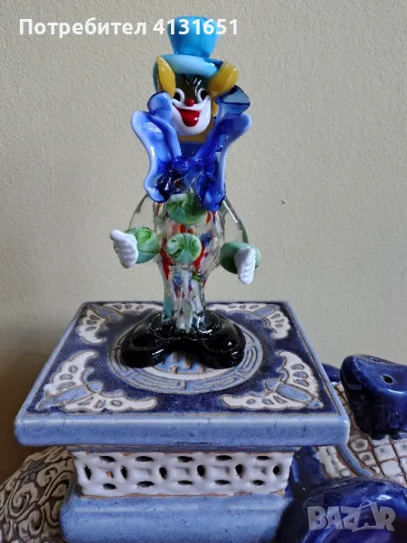 Клоун стъкло Мурано, снимка 1