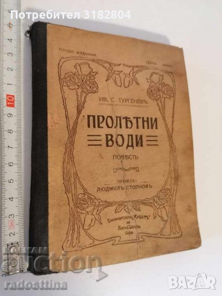 Пролетни води Иван Тургенев Издателство Георги Шопов, снимка 1