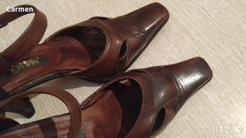 Kei Viu италиански обувки от естествена кожа, снимка 1