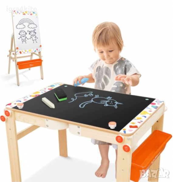 Topbright НОВО ! 2в1 Мултифункционална двустранна маса-статив с магнитна повърхност, снимка 1