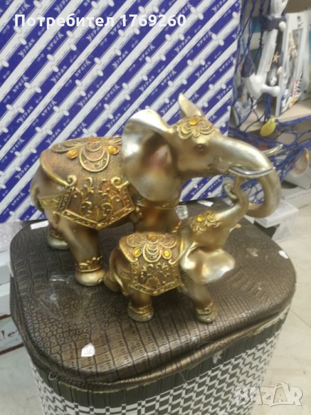Продавам статуетка двойни слончета! , снимка 1