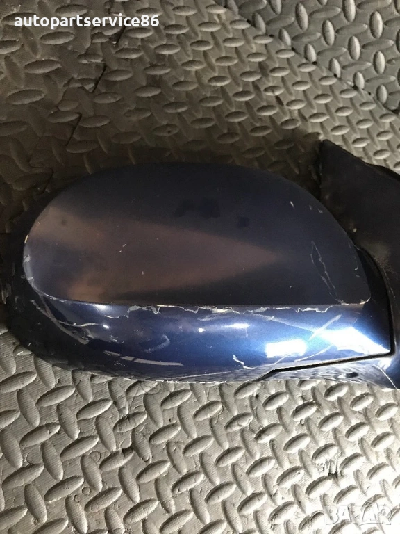 Огледало на предната дясна врата (син цвят) за KIA Carnival 2.9 CRDi (2005) 012170, снимка 1