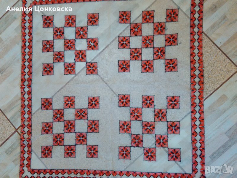 Каре тюл 60-те г., снимка 1