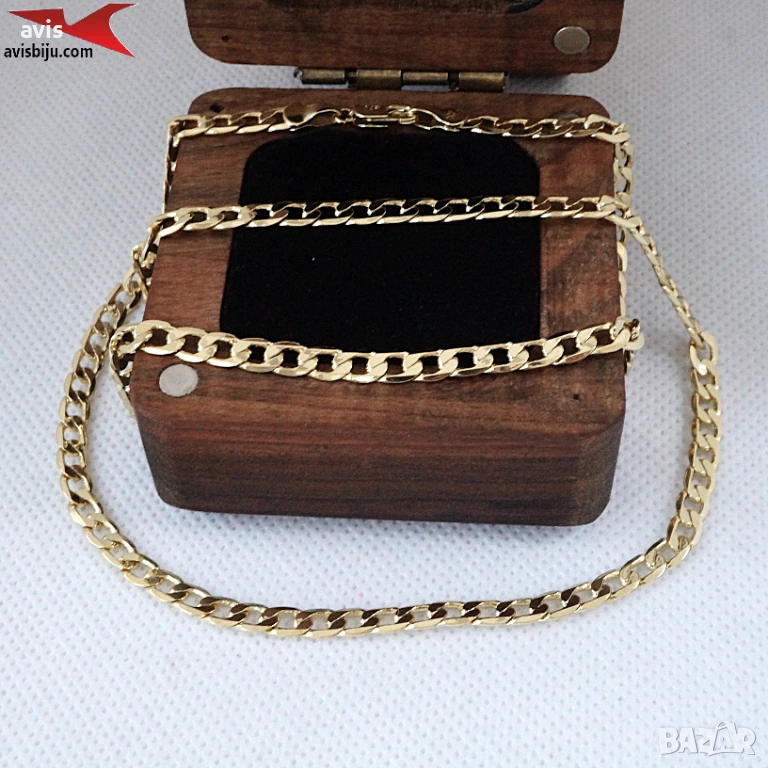 Синджир с 14К златно покритие 254580, снимка 1