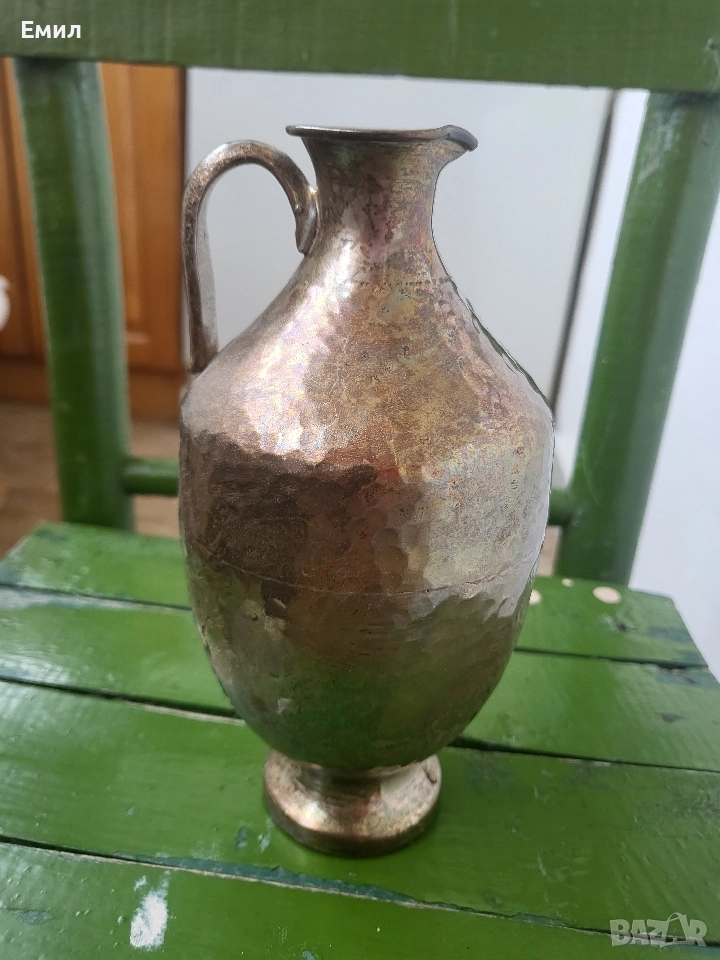 Антикварна сребърна каничка, снимка 1