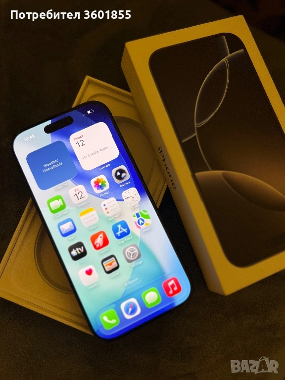 iPhone 16 PRO 128GB 100% Батерия, снимка 1