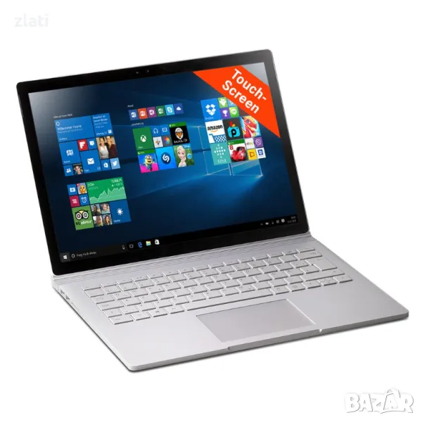 Таблет и Лаптоп 2в1 Microsoft Surface Book Gen 1- i7-6600U/RAM 16GB/SSD 512GB/резолюция 3000x2000, снимка 1