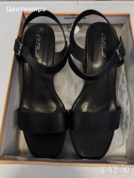 Ежедневни дамски сандали на платформа в черно PAOLO BOCELLI Номер 39. , снимка 1
