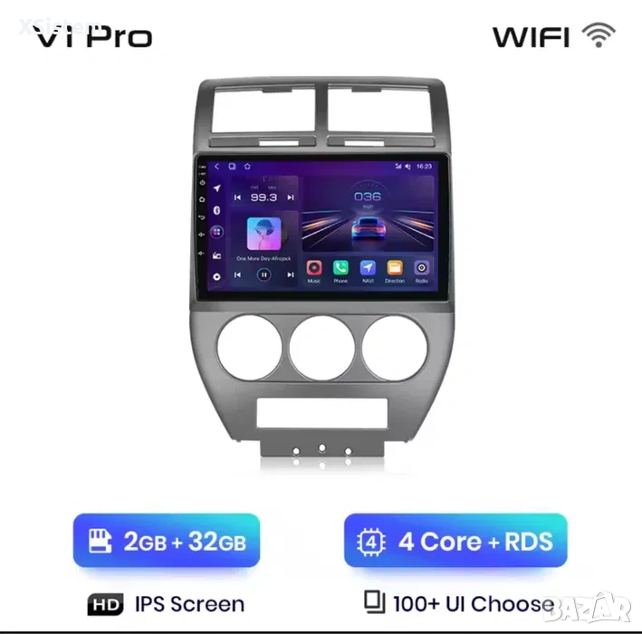 Jeep Compass Patriot 2006-2010 Android Carplay, снимка 1