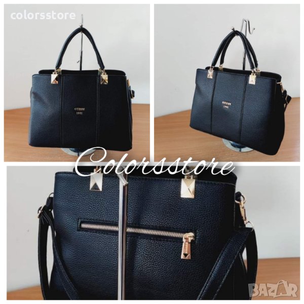 ЛуксознаЧерна чанта Guess/Br-Q182, снимка 1