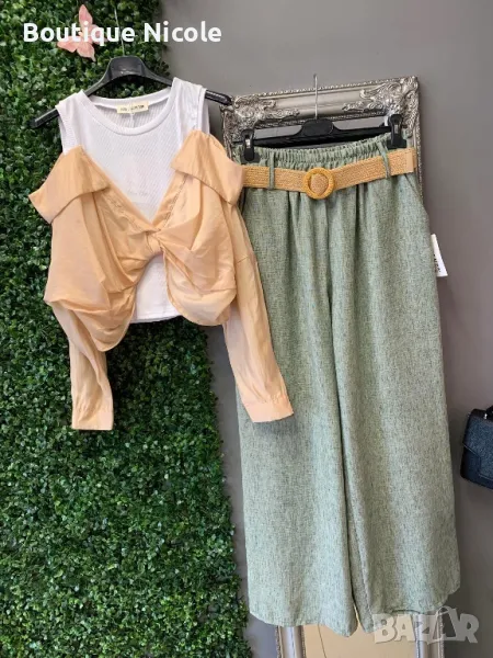 Дамска блуза и панталон , снимка 1