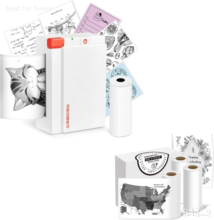 Принтер за стикери ORGBRO, снимка 1