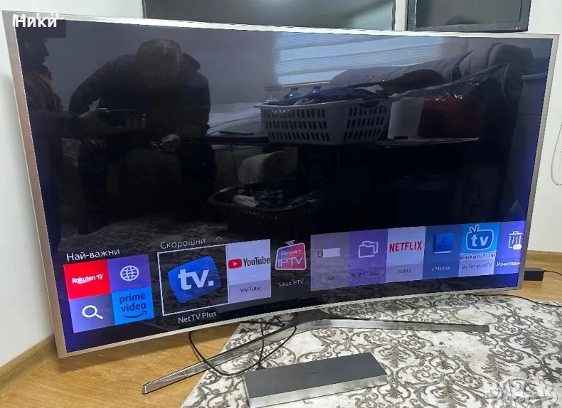 Телевизор Samsung UE65JS9000 3D Smart с извит екран 65'' на части, снимка 1