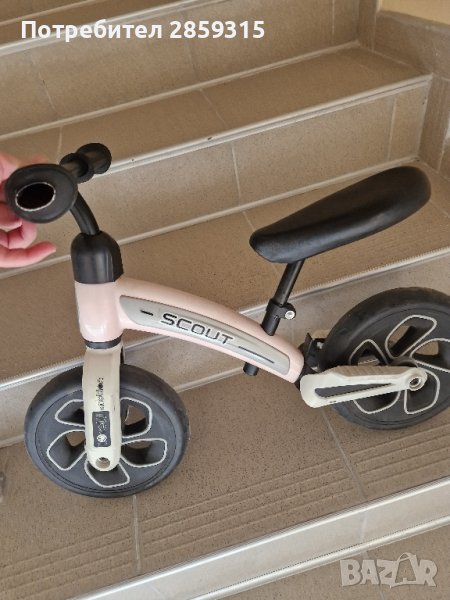 Детско колело за баланс Lorelli Scout Emotion Pink (розово), снимка 1