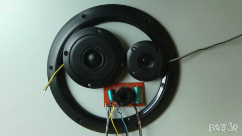 Трилентов аудио филтър + говорители за високи и средни + ринг за басов говорител, снимка 1