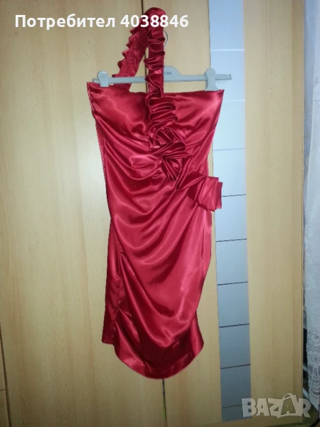 Официална сатенена рокля , снимка 1