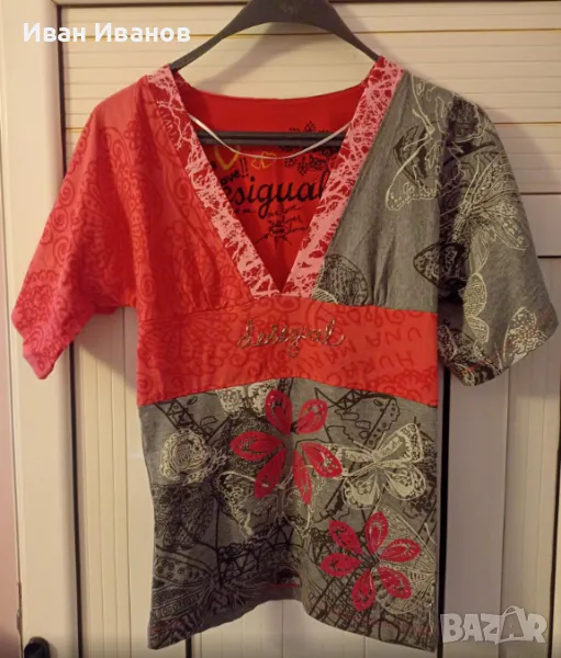 Оригинална дамска тениска Desigual, снимка 1