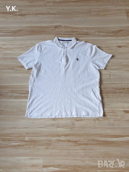 Оригинална мъжка тениска с яка U.S. Polo Assn., снимка 1