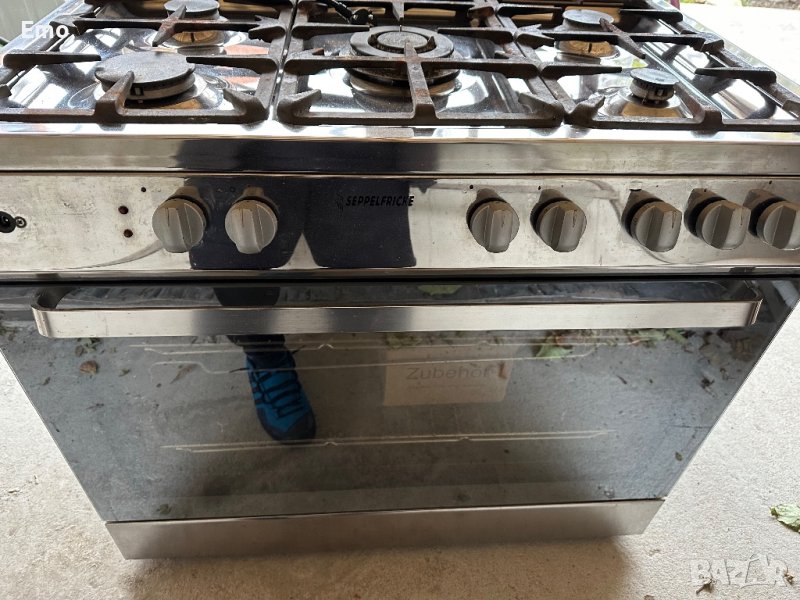 Фурна 90 ст + 5 котлона на газ+ грил, снимка 1