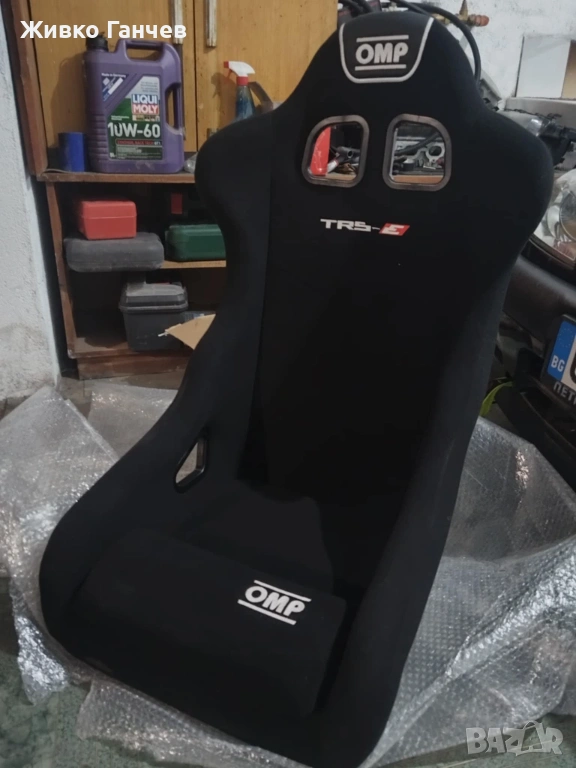 Продавам спортна седалка OMP TRS-E XL с хомологация до 2030г., снимка 1