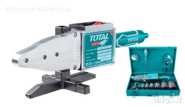 Поялник за полипропилен TOTAL Industrial, Ф 20 - 63 мм, 800 / 1500 W, снимка 1
