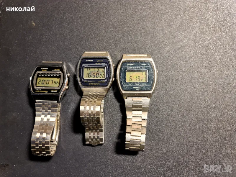 casio 3часовника колекционерски оригинал, снимка 1