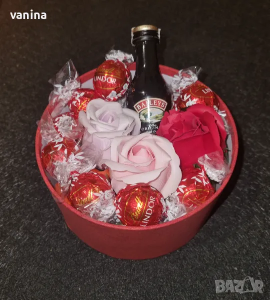 Романтична сладка кутия с лакомства, снимка 1